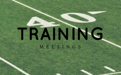 2018 Training Meetings